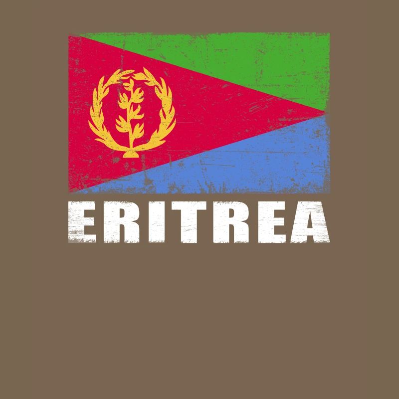 Drapeau de l’Érythrée Grunge Drapeau de l’Érythrée
