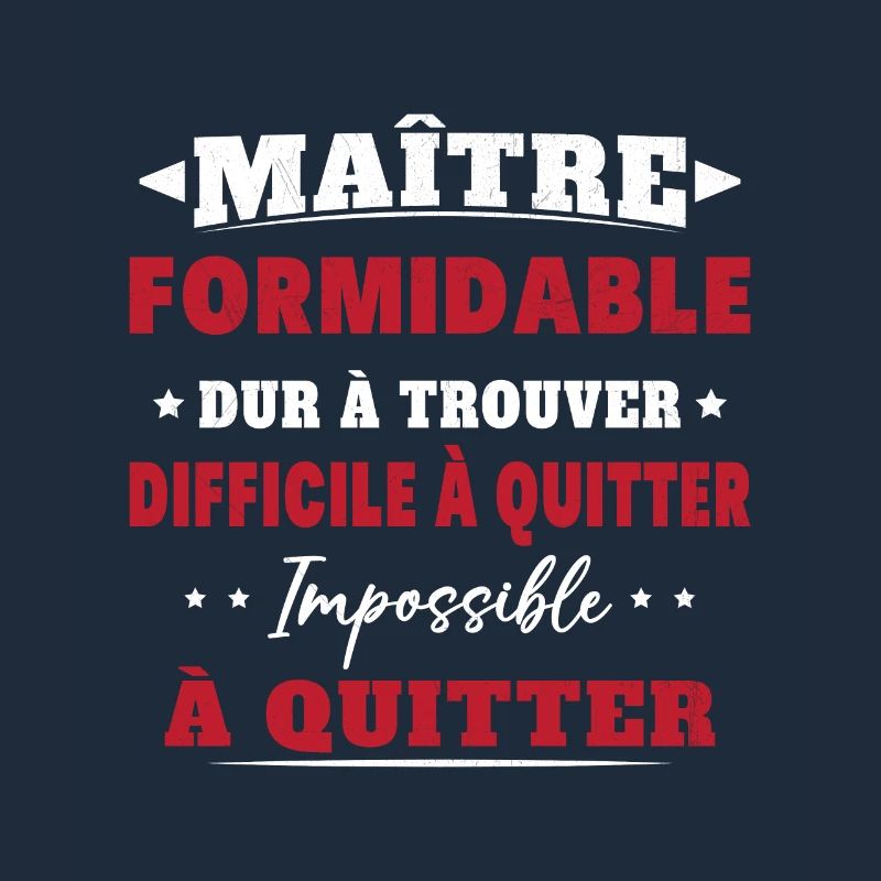 Maître formidable idée cadeau maître d'école