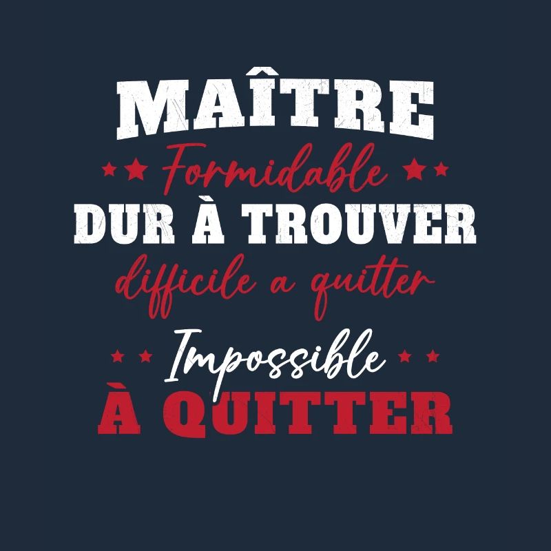 Maître formidable idée cadeau maître d'école