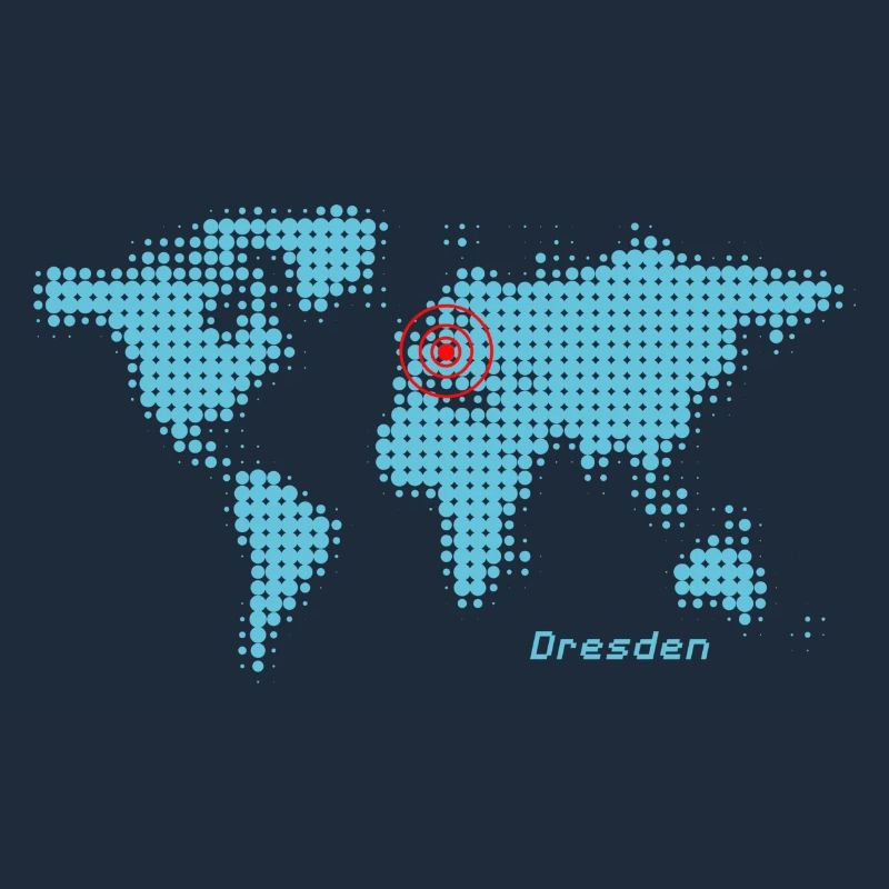 dresden world map