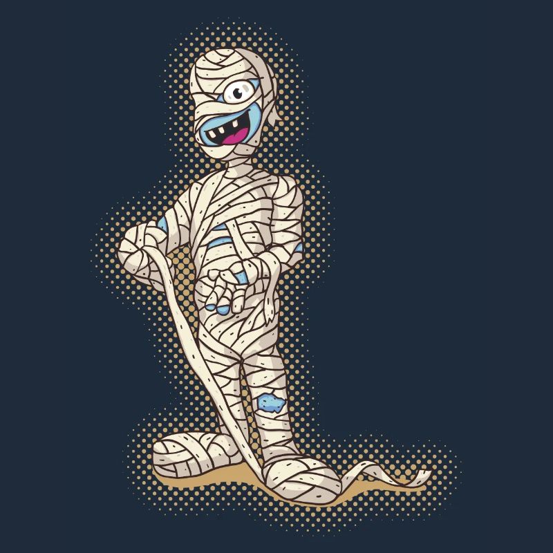Old Funny Halloween Mummy
