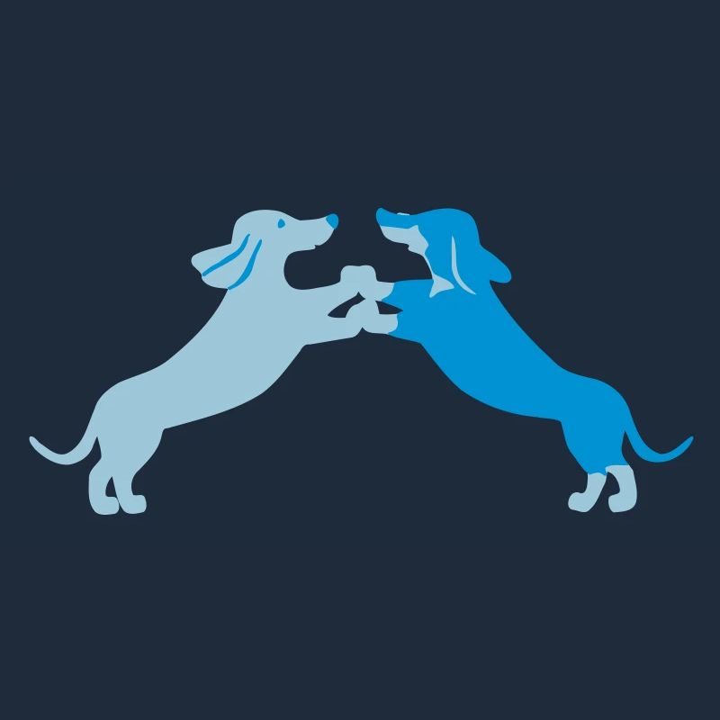 dog dancing teckel