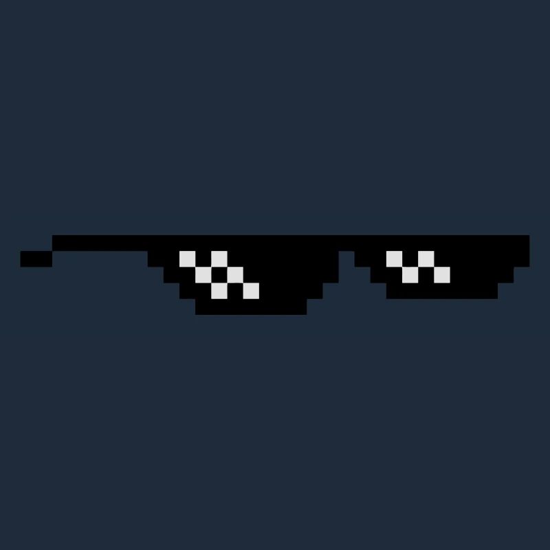 geek glasses pixel internet meme fun