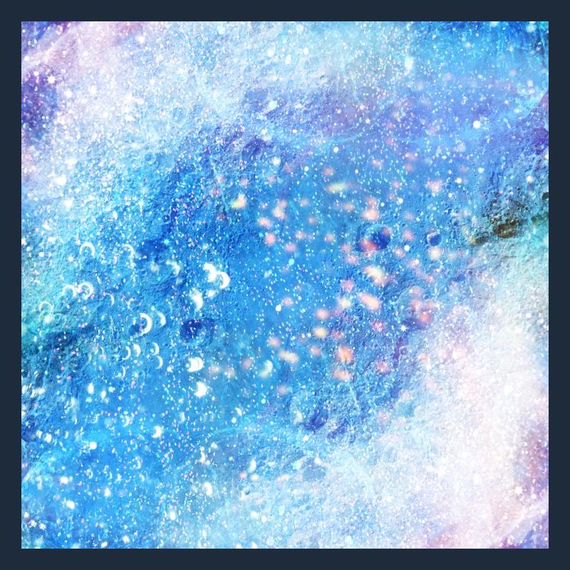 Blue Light Glitter Pattern