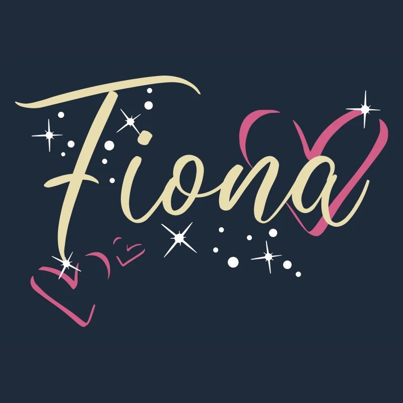 Fiona Last name First name Calligraphy heart