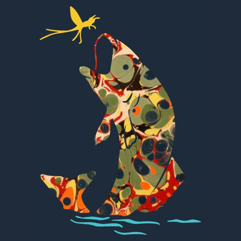 poisson avec libellule e 41