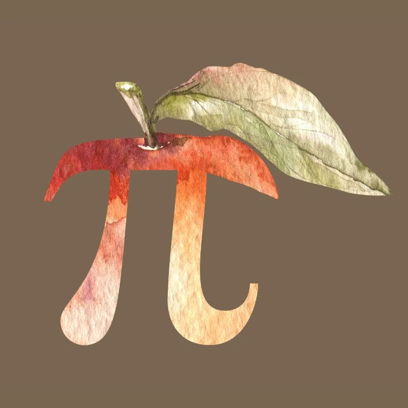 Cadeaux de science de maths de Pi jour, signe de Pi. Amants de maths