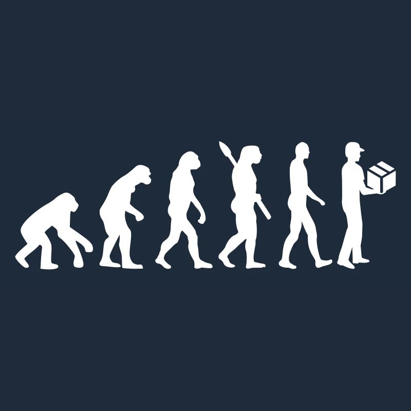 Evolution delivery man