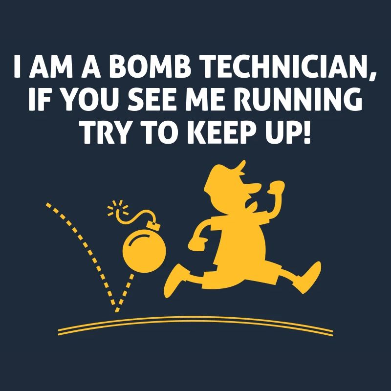 When A Bomb Squads Running, Follow Him!