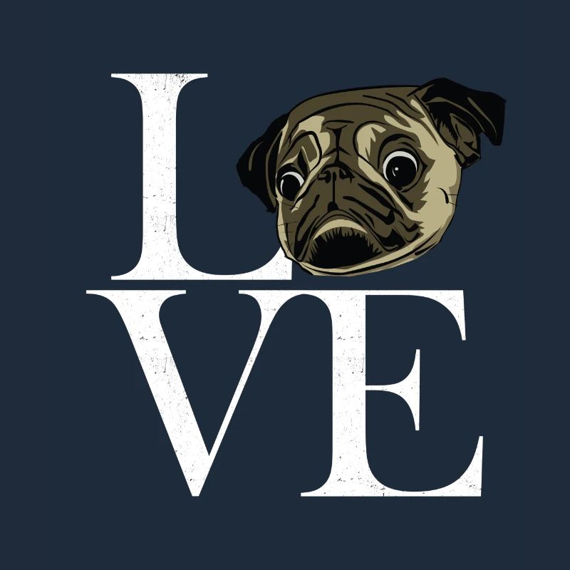 Mops blanc