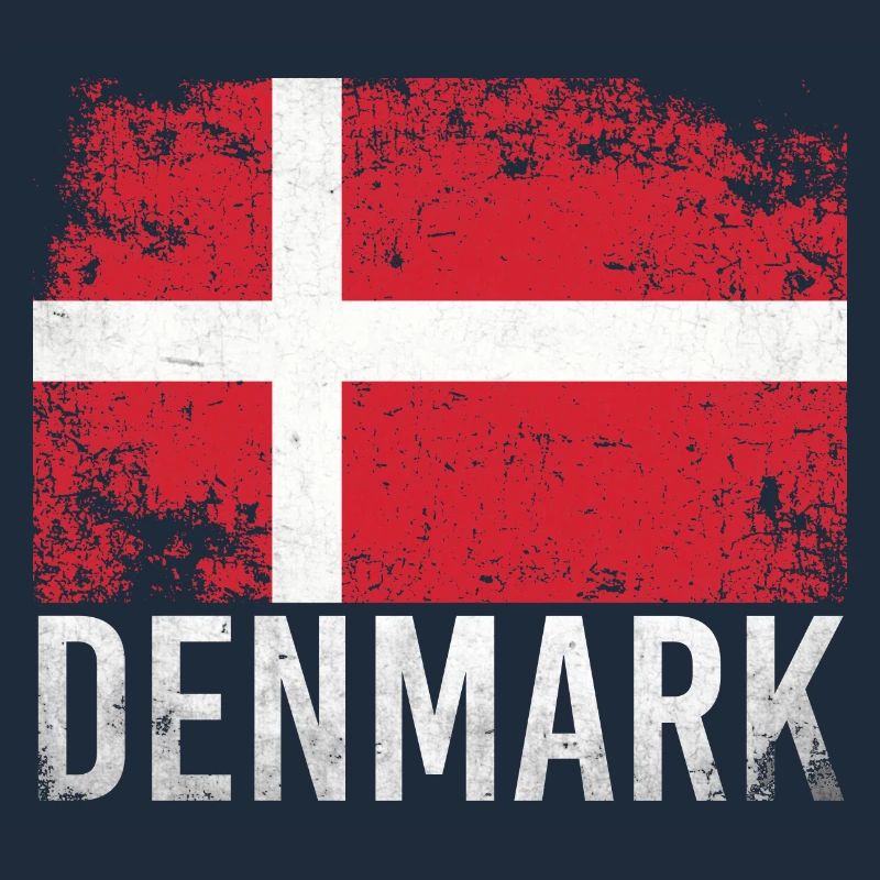Danemark Grunge Drapeau Danemark Design