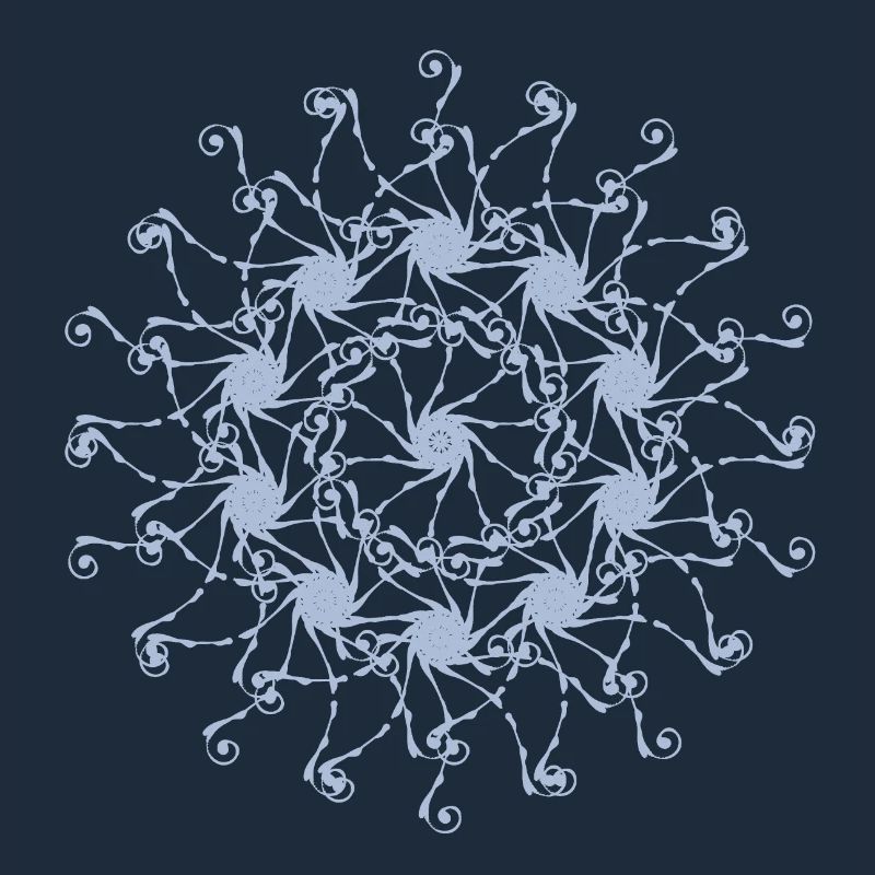 Mandala | Random patterns rotated