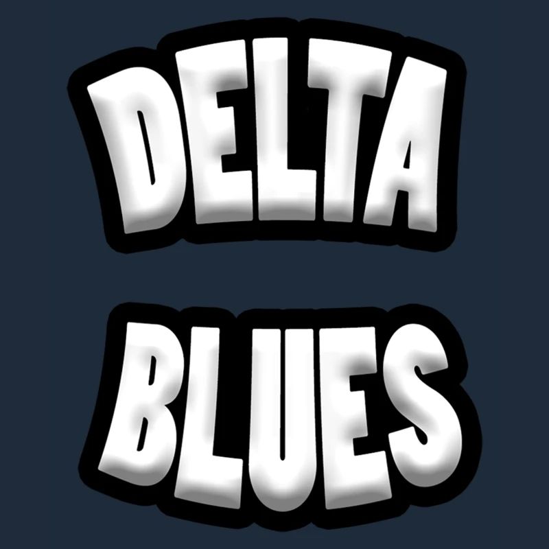 Delta Blues Retro Typography