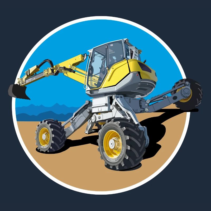 He digs where other excavators never get