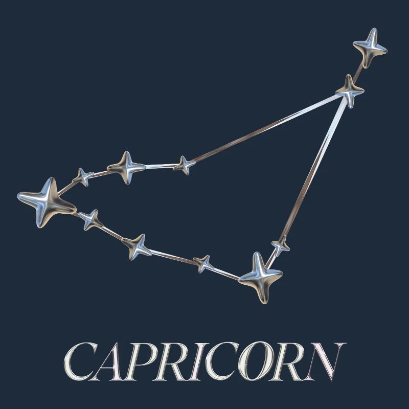 Capricorn Constellation – Silver Minimal Constellation