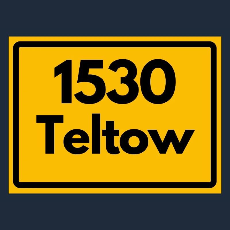 ANCIEN CODE POSTAL RÉTRO 1530 TELTOW HEIMAT