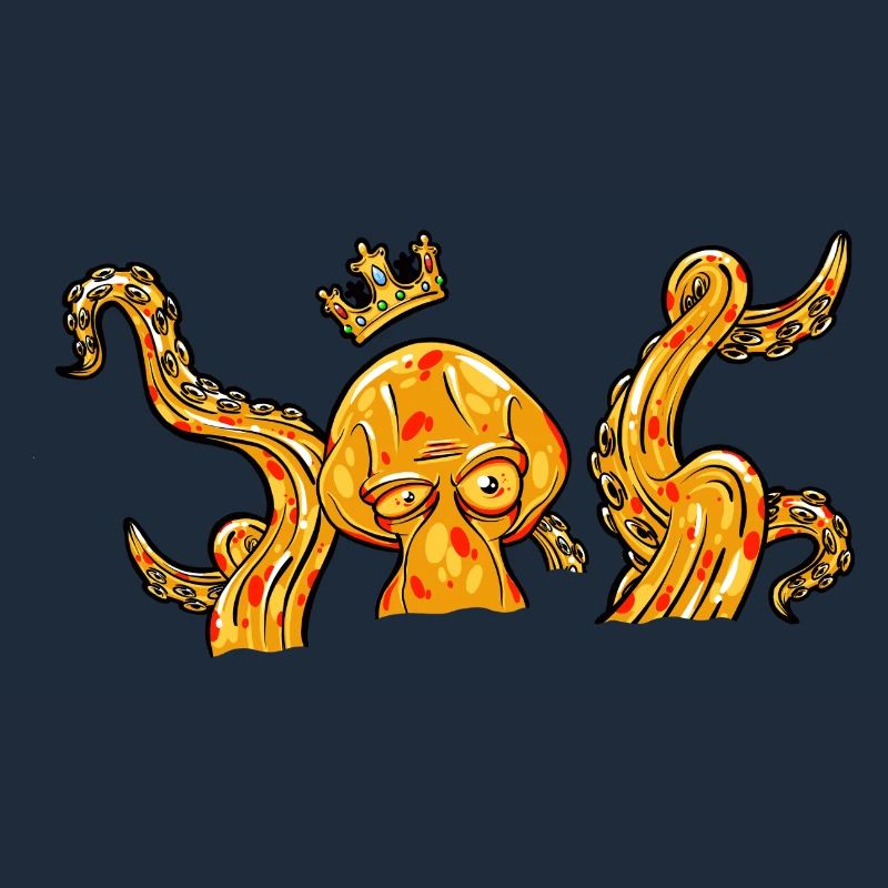 Octopus Octopus Squid King