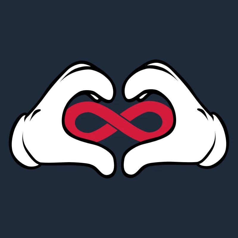 Comic Hand Love Forever (Symbol)
