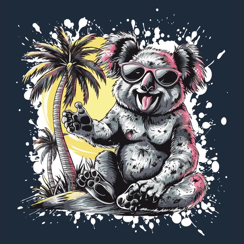 Koala Island Palm Tree
