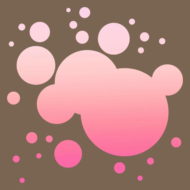 Conception d'éclaboussure de couleur simple éclaboussure de couleur rose