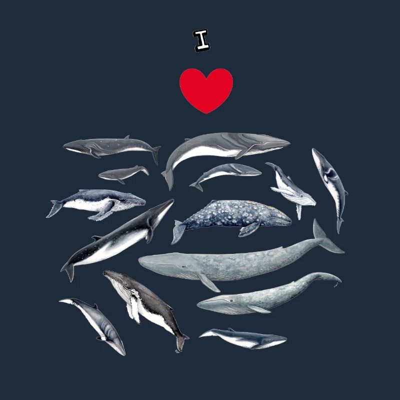 Les baleines aiment - J'adore les baleines - Baleines