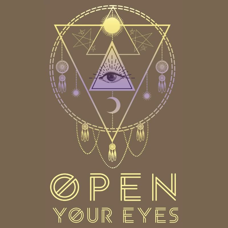 Open Your Eyes All-Seeing Eye Boho Gift