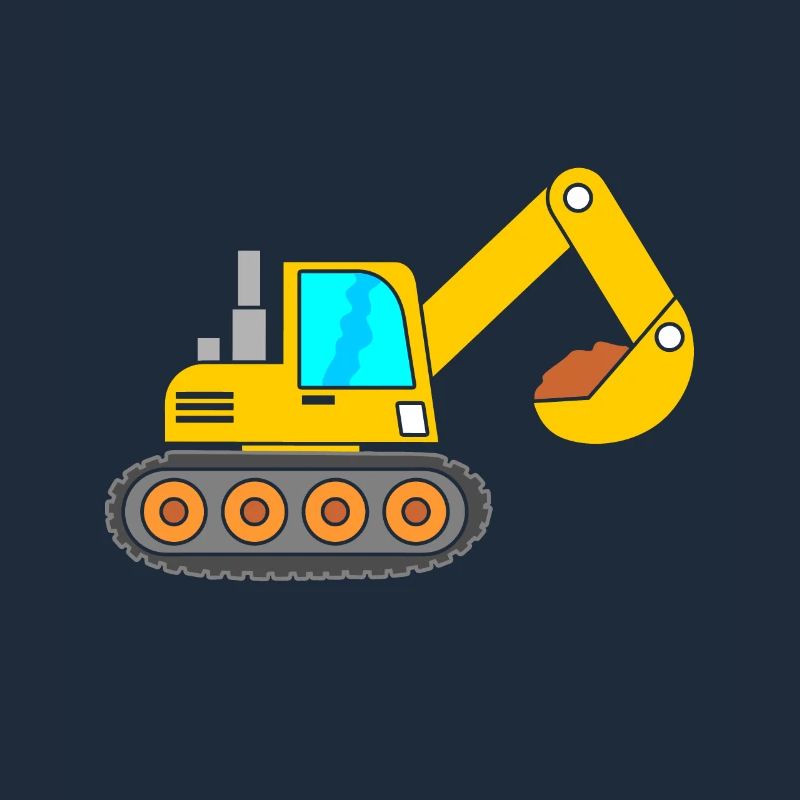 Machine de construction de pelle