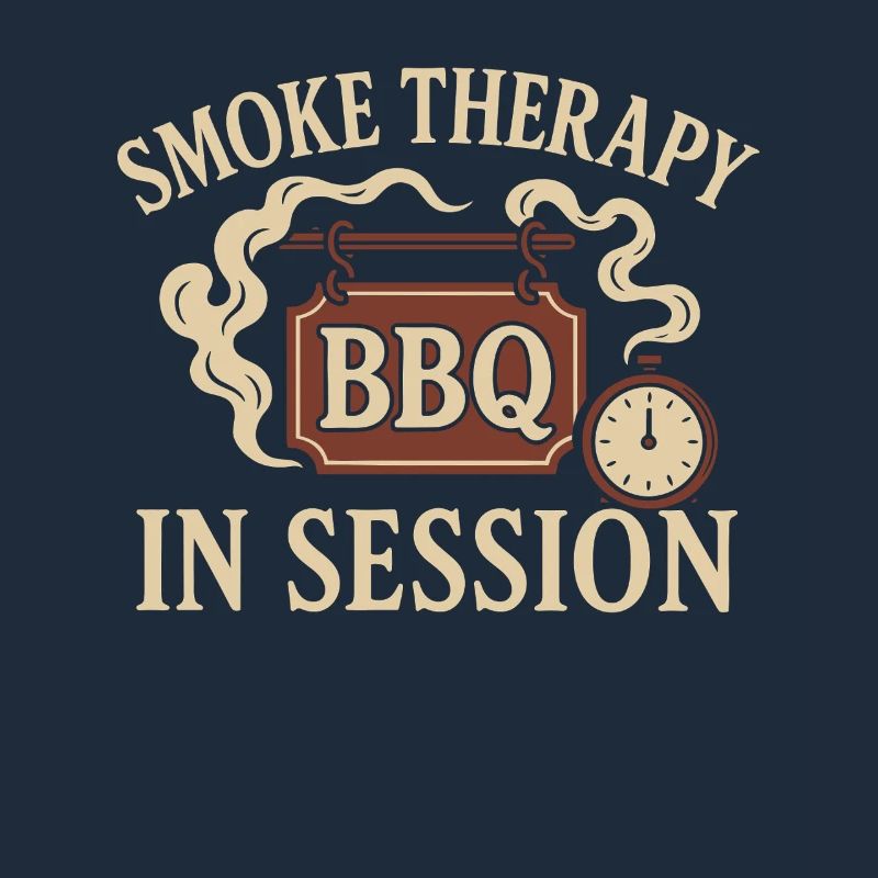 Bbq Therapy Grillmaster Humor Pit