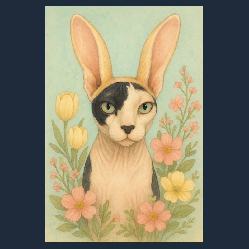 Easter Sphynx Cat