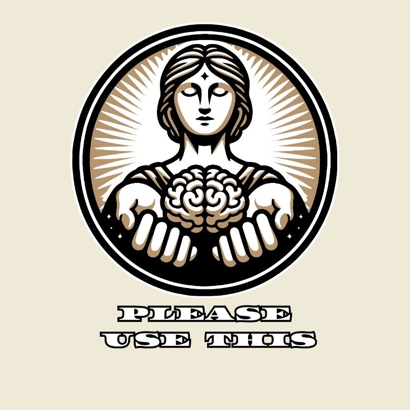 Please Use This – Stoic Goddess Brain Art