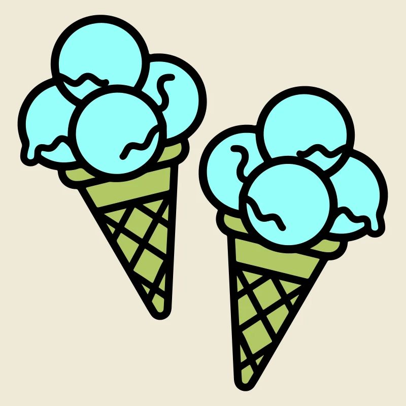 Crème glacée à la crème Eis