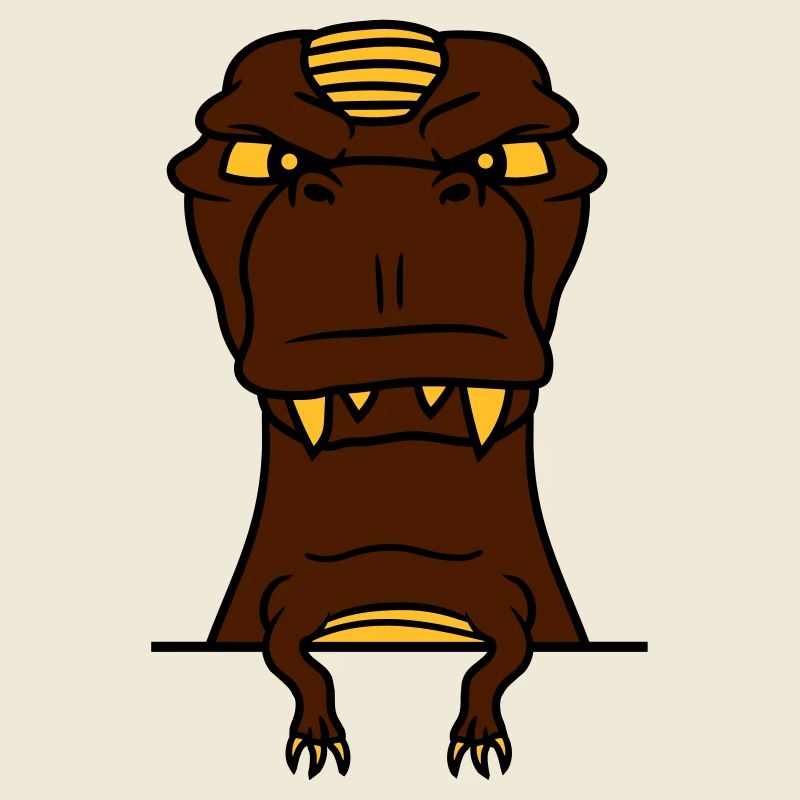 wall text box writing carnivore evil monster tyran