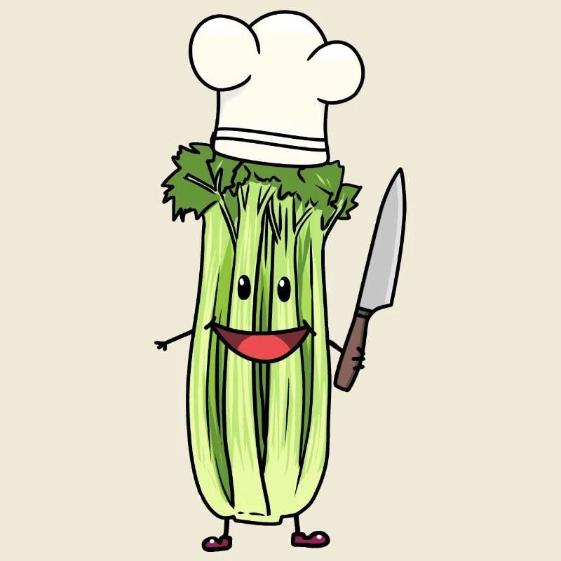 CELERY VEGETABLE COOK HOBBY CHEF CULINARY ART