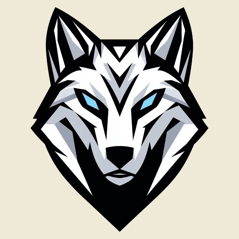 Wolf head logo, symbol, emblem, tattoo