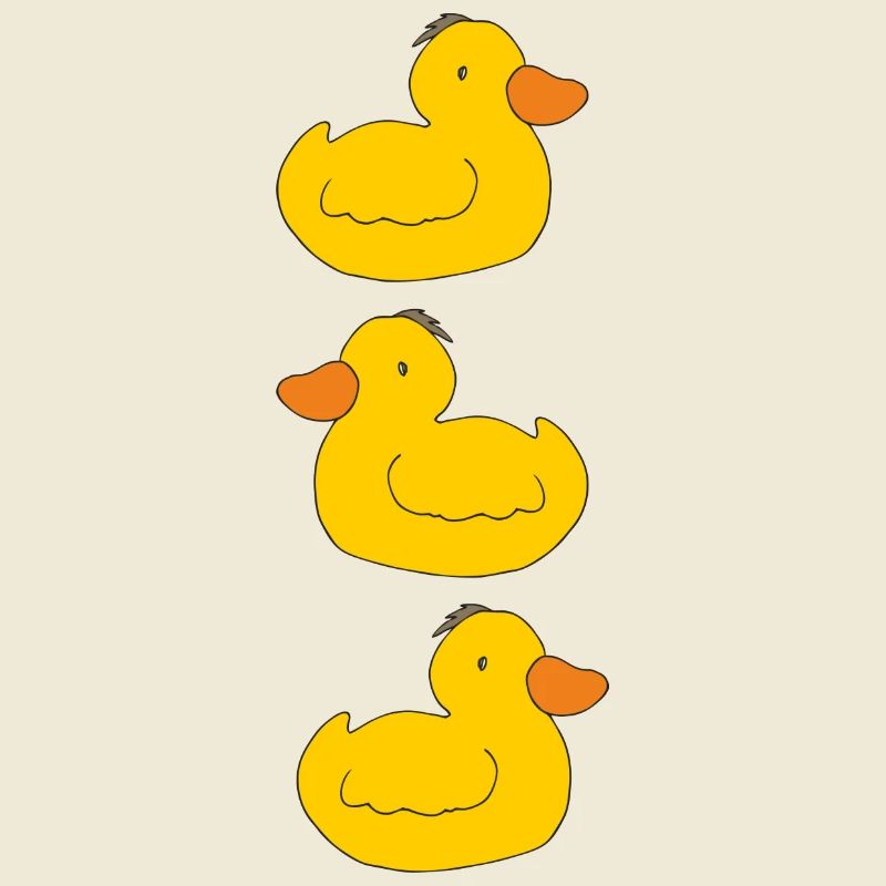 Three ducklings