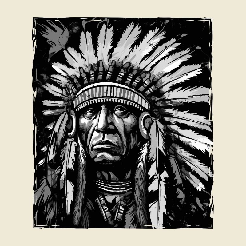 Apache Indian Chief Skull
