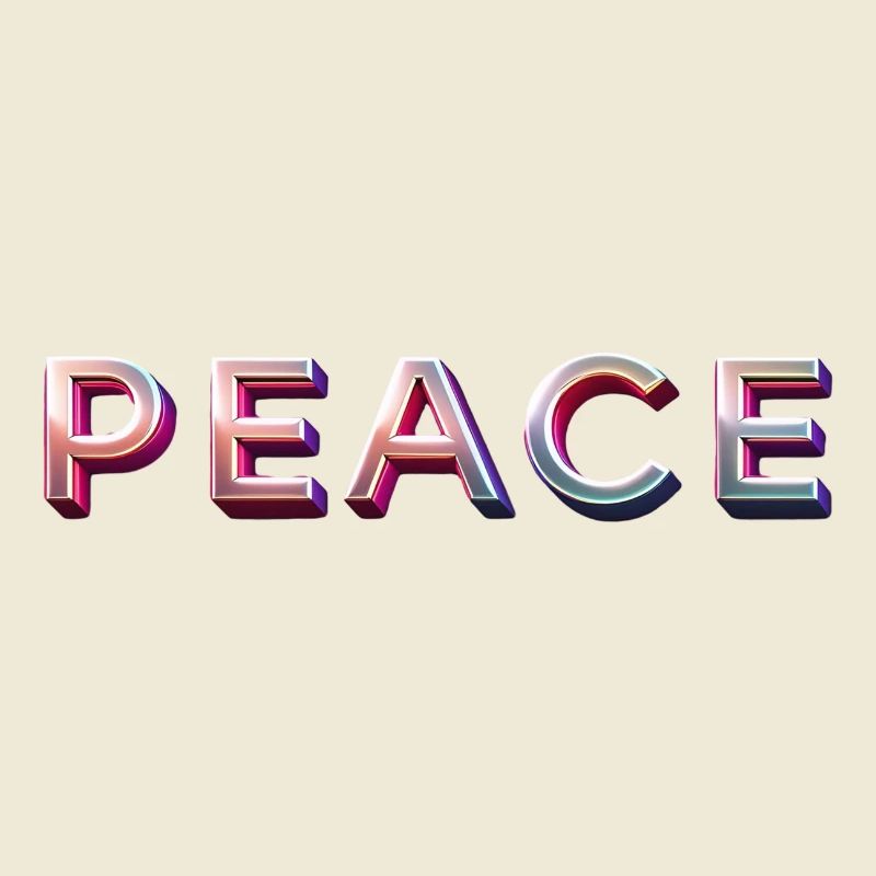 PEACE – La typographie comme expression de la liberté et de la liberté