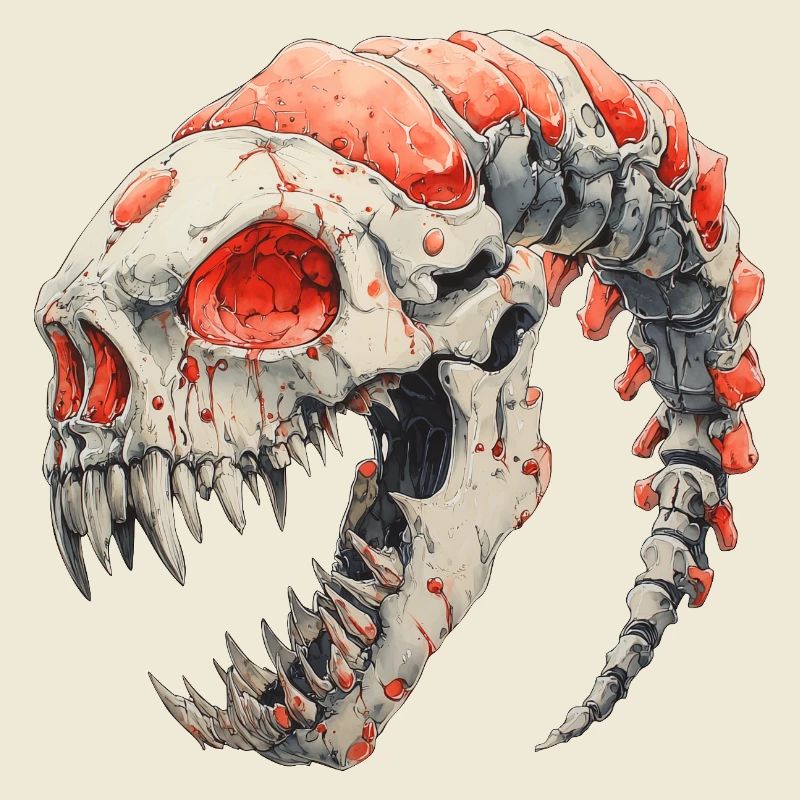 Alien Skull Horror