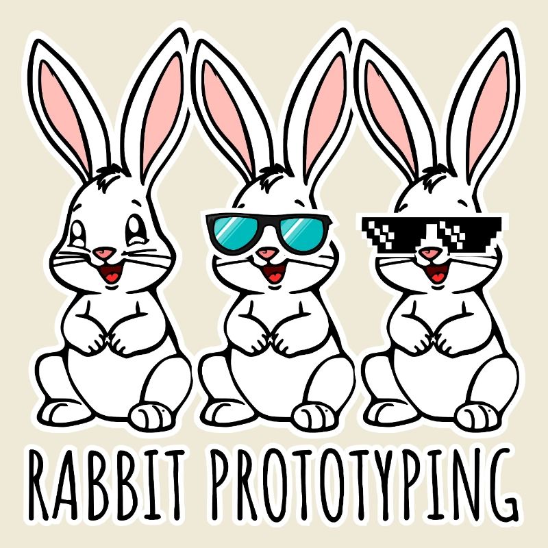 Lapin Prototypage de lapins CAD à partir de l’imprimante 3D