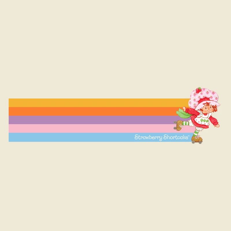 Emily Erdbeer Auf Rollerskates Regenbogen-Design