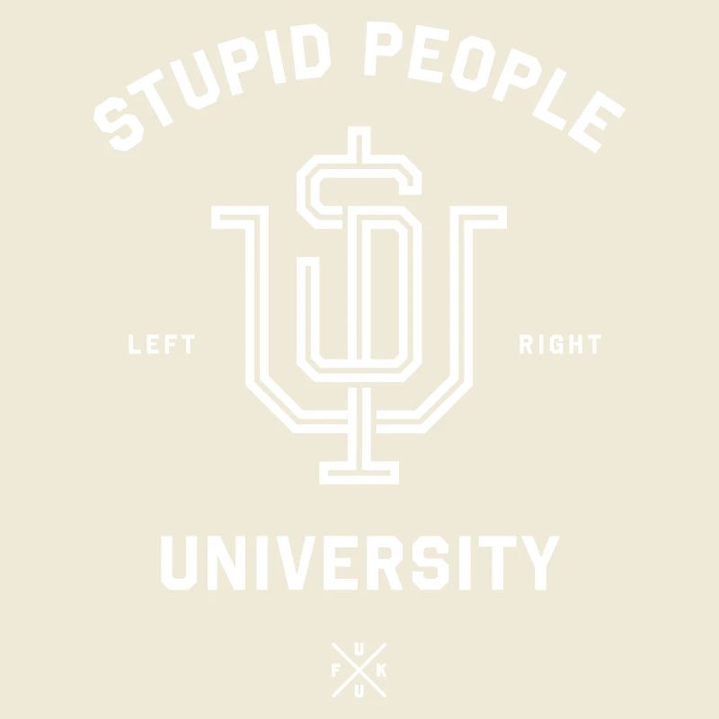 Stupide Gens Université / Blanc