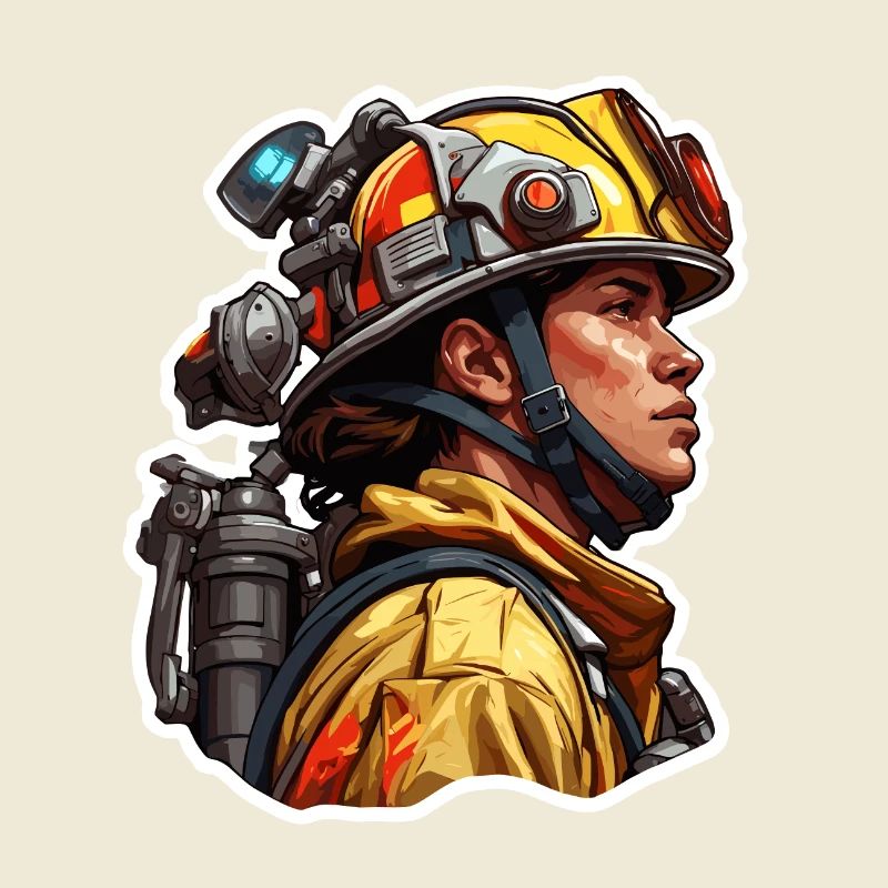 Firefighter / Fire / Fire / Extinguish / Heroine