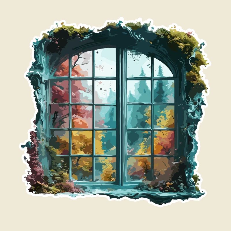 Window in the Forest / Trees / View / Wilderness