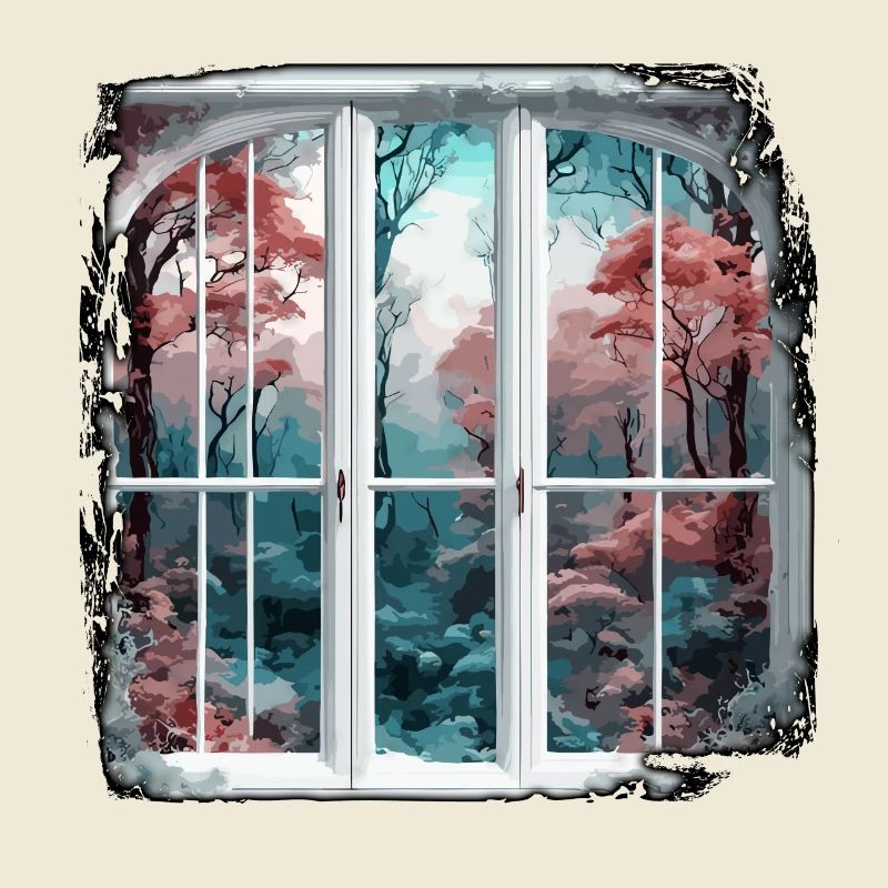 Window in the Forest / Trees / View / Wilderness
