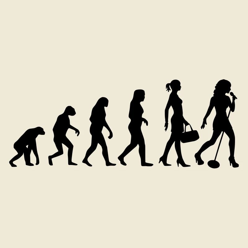 Évolution de la chanteuse de rock