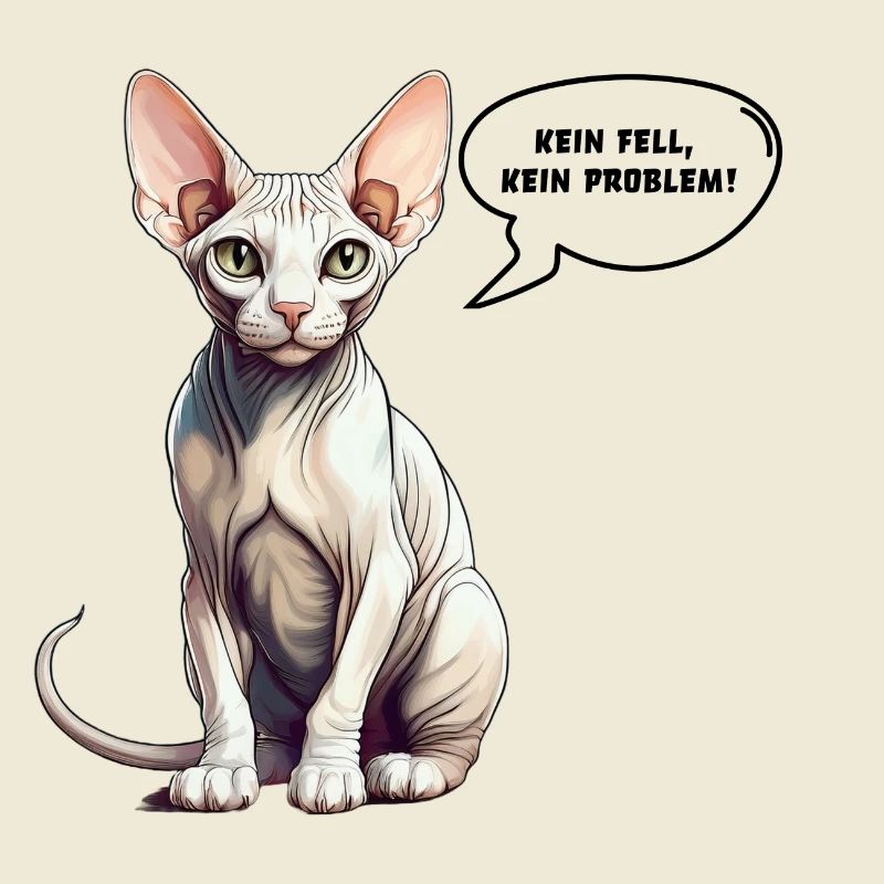 Chat Sphynx Pas de fourrure, pas de problème