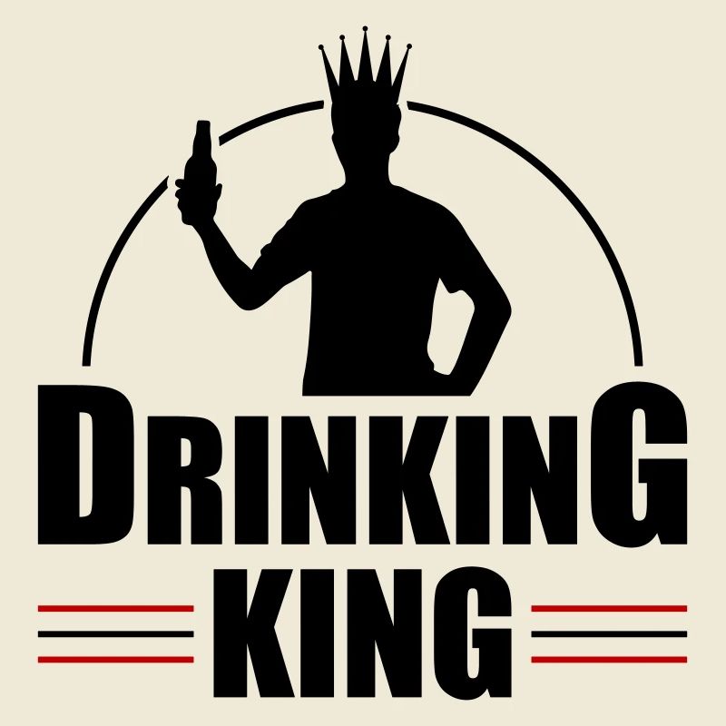 Drinker King Beer Drinking