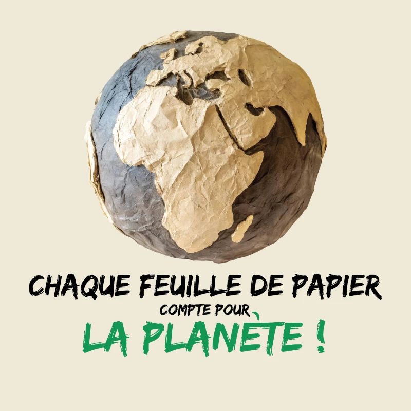 Chaque feuille de papier compte pour la planète