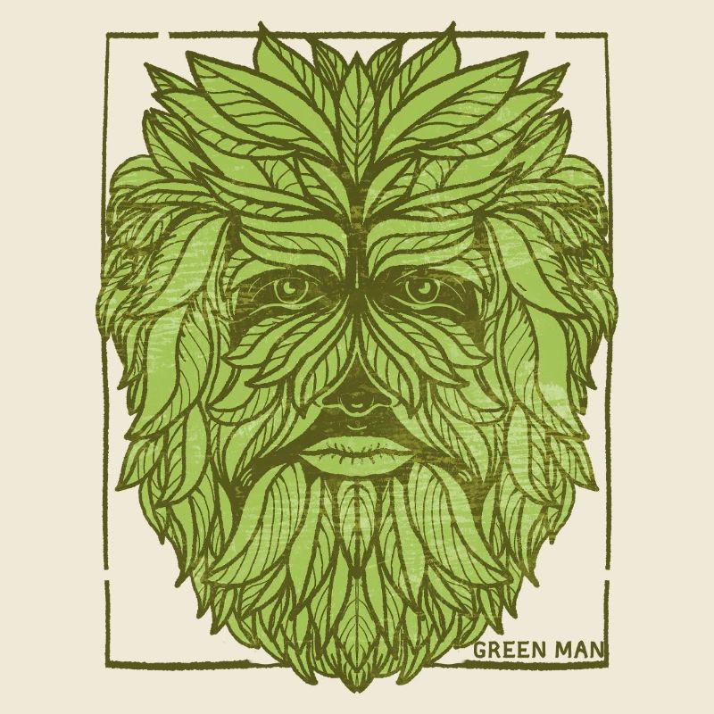Mystical tree face design