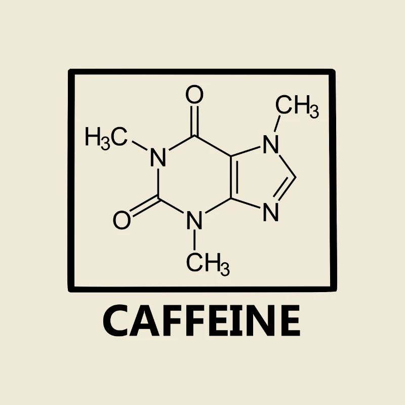 Chemical Formula Caffeine Molecule - Coffee